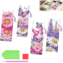 Marcador de pintura de diamante ACSAUMMY Lavender com borboleta Marcador de pintura de diamante ACSAUMMY Lavender com borboleta