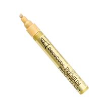 Marcador de Pintura Marvy Uchida DecoColor Premium - Ponta Chanfrada Dourada
