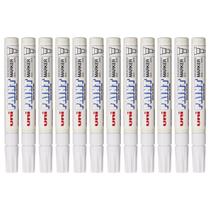 Marcador de pintura Uni-Ball PX20 White Bullet Tip, pacote com 12