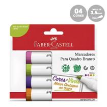 Marcador De Quadro Branco 4 Cores Faber Castell