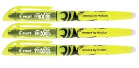 Marcador de Texto Apagável Pilot Frixion Light Amarelo x 3 unidades Marcador de Texto Apagável Pilot Frixion Light Amarelo x 3 unidades