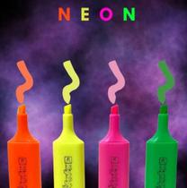 Marcador de Texto Marca Texto Colorido Candy Colors Neon Escritório Kit Material Escolar