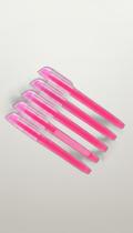 Marcador de Texto Rosa Fluorescente Ponta Chanfrada 12un