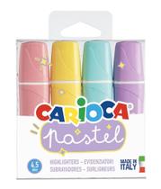 Marcador de Texto Sortido 4 Und Pastel Carioca