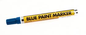 Marcador de tinta azul Forney 70821, à base de óleo, à prova de intempéries Marcador de tinta azul Forney 70821, à base de óleo, à prova de intempéries