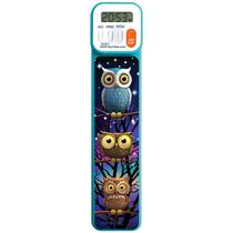 Marcador Digital Mark-My-Time con Cristal de Búho y Luz LED