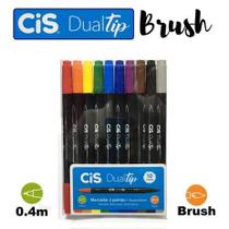Marcador DualTip 0.4 Estojo 10 Cores