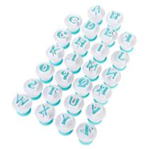 Marcador Ejetor Letras - FT258 - 1 unidade - Silver Plastic - Rizzo