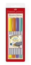 Marcador Faber Castell Multiuso Permanente 1.0mm 4cores