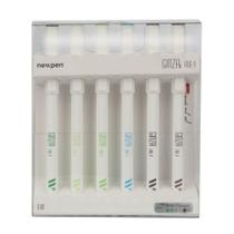 Marcador Fineliner Newpen Ginza Wild Florest 6 Cores