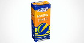 Marcador fluorescente brw amarelo ca2001 com 12 unidades