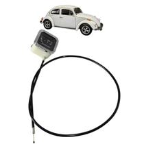 Marcador Gasolina Relogio Fusca Sedan 1300 1975 1976 Com Cabo Cromado Marcador Gasolina Relogio Fusca Sedan 1300 1975 1976 Com Cabo Cromado