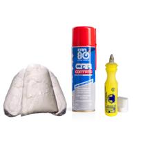 Marcador Industrial & Limpa Contato Car 80 & Estopa de Algodão 2Kg Marcador Industrial & Limpa Contato Car 80 & Estopa de Algodão 2Kg