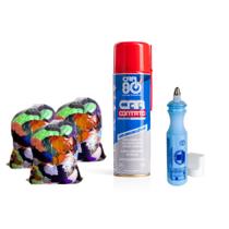 Marcador Industrial & Limpa Contato Car 80 & Pano Retalho 2Kg