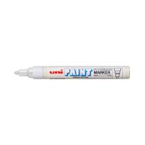 Marcador Industrial Permanente Uni Paint Marker PX20 Branco