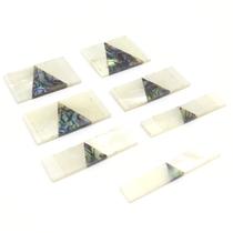 Marcador inlay madreperola escala guitarra com 7 retangulo Marcador inlay madreperola escala guitarra com 7 retangulo