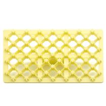 Marcador matelassê flor com 1 peça bluestar