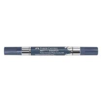 Marcador multimark Faber-Castell prata com 2 pontas - Faber Castell