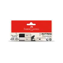 Marcador Multimark Multisuperfície Permanente Preto e Branco - Faber Castell