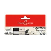 Marcador Multimark Permanente 1.0 Preto e Branco FABER-CASTELL