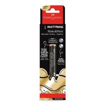 Marcador Multimark Shake & Paint Duas Pontas FABER-CASTELL Cromado Ouro Marcador Multimark Shake & Paint Duas Pontas FABER-CASTELL Cromado Ouro