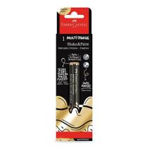 Marcador Multimark Shake & Paint Duas Pontas Faber-castell Cromado Ouro Marcador Multimark Shake & Paint Duas Pontas Faber-castell Cromado Ouro
