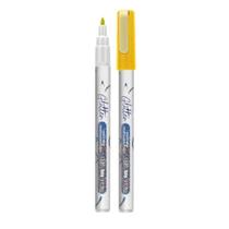Marcador Multisuperficies Vibes Glitter 1.0 Ponta Triangular TRIS Amarelo