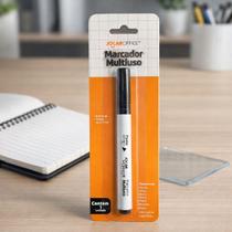 Marcador Multiuso Branco 0.7mm Jocar Office Escreve em Vidro, Metal, Papel e Mais