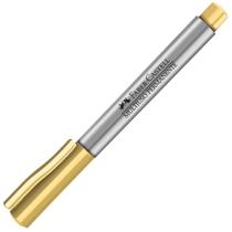 Marcador Multiuso Permanente 1.0mm Metálico Dourado - Faber-Castell
