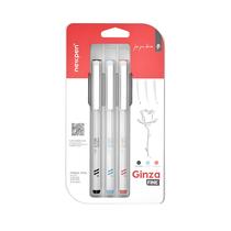 Marcador Newpen Ginza Fine 0.4 - Blister 3 Unidades Marcador Newpen Ginza Fine 0.4 - Blister 3 Unidades