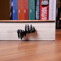Marcador Pagina Livro Caderno MAO ESQUELETO BOOKMARK Criativo Leitura Divertido personalizado