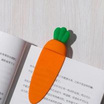 Marcador Pagina Livro Caderno MPASCOA CENOURA BOOKMARK Criativo Leitura Divertido personalizado