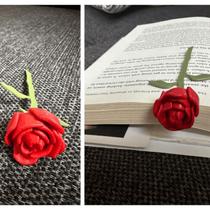 Marcador Pagina Livro Caderno ROSA FLOR BOOKMARK Criativo Leitura Divertido personalizado Marcador Pagina Livro Caderno ROSA FLOR BOOKMARK Criativo Leitura Divertido personalizado