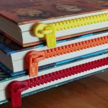 Marcador Pagina Livro Caderno ZIPER BOOKMARK Criativo Leitura Divertido personalizado