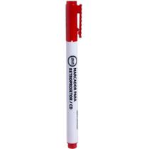 Marcador para CD e Retroprojetor cor Vermelho c/ Ponta de 2mm Traço de 1mm - LEONORA Marcador para CD e Retroprojetor cor Vermelho c/ Ponta de 2mm Traço de 1mm - LEONORA
