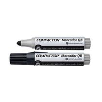 Marcador para Quadro Branco Compactor Preto Marcador para Quadro Branco Compactor Preto