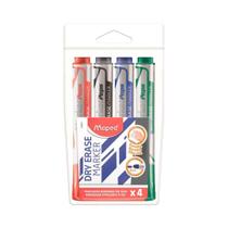 Marcador para Quadro Branco Maped Dry Erase Marker 4 cores