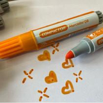 Marcador Para Quadro Branco Recarregável Colorido Compactor