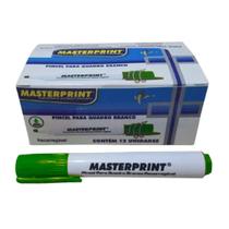 Marcador Para Quadro Branco Recarregável Verde MP619 Caixa C/12 Unidades - Masterprint