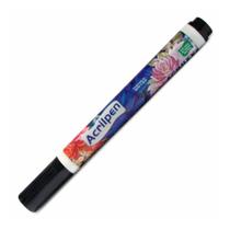 Marcador para Tecido Acrilex Acrilpen Preto