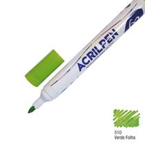 Marcador para Tecido Acrilpen ACRILEX Avulso Ref. 510 Verde Folha