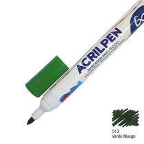 Marcador para Tecido Acrilpen ACRILEX Avulso Ref. 513 Verde Musgo