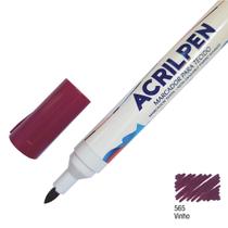 Marcador para Tecido Acrilpen ACRILEX Avulso Ref. 565 Vinho