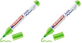 Marcador para Tecido edding 4500 Verde-Claro 2 mm - 2 Unidades Marcador para Tecido edding 4500 Verde-Claro 2 mm - 2 Unidades
