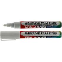 Marcador para Vidro Giz líquido Mw-400 Branco 6mm