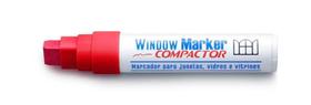 Marcador Para Vidro Window Vermelho Compactor