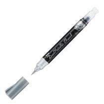 Marcador Pentel Dualmetallic Brush Prata Metalico Marcador Pentel Dualmetallic Brush Prata Metalico