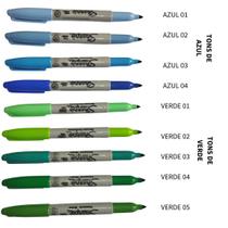 Marcador permanente 0,9mm Ponta Fina Sharpie Cores