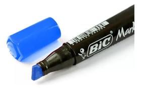 Marcador Permanente BIC Marking Ponta Média e Cores Intensas -