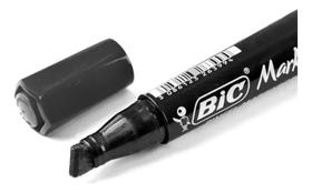Marcador Permanente BIC Marking Ponta Média e Cores Intensas - Marcador Permanente BIC Marking Ponta Média e Cores Intensas -